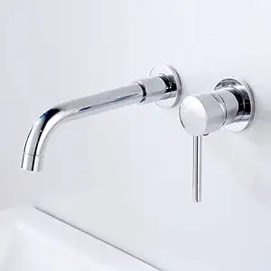 Essence 19408001 Tvättställsblandare M, Chrome, Argent