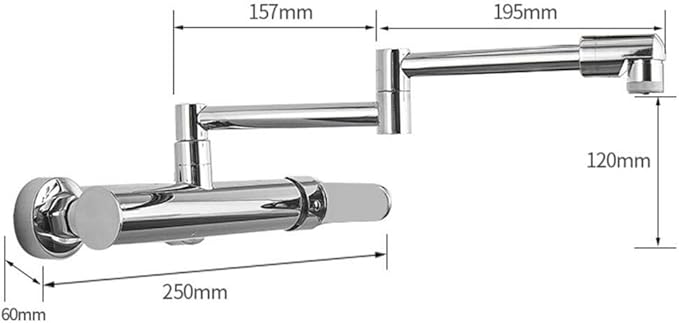 Mitigeur De Cuisine, Robinet Mitigeur Cuisine Avec Rince Verre Evier Mitigeur Evier Cuisine Rotation À 360° ,argent