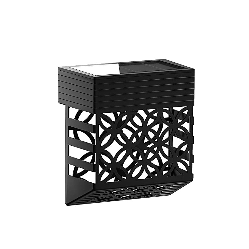 Applique Solaire Exterieur, 8 Pièces Lampe Solaire Murale Extérieur Jardin Étanche Éclairage Mural D'Extérieur Blanc Chaud Led Extérieur Pour Terras
