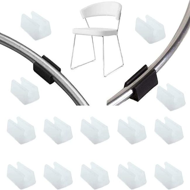 Lot De 32 Embouts De Pieds De Chaise En Plastique En Forme De U (10 Mm, Blanc) (référence Produit : 95234238 Offre : Lehuamwj1518)