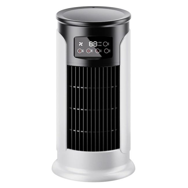 Ventilateur De Bureau Avec Brumisateur – 6 Vitesses, Humidification Usb, Idéal Pour La Maison, Le Bureau Et La Chambre, Modèle Blanc
