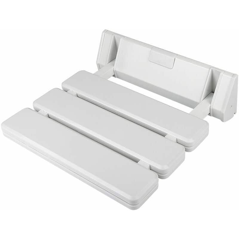 Siège De Douche Rabattable Fixé Au Mur, Siège De Douche Rabattable, Banc De Douche Rabattable, Blanc,