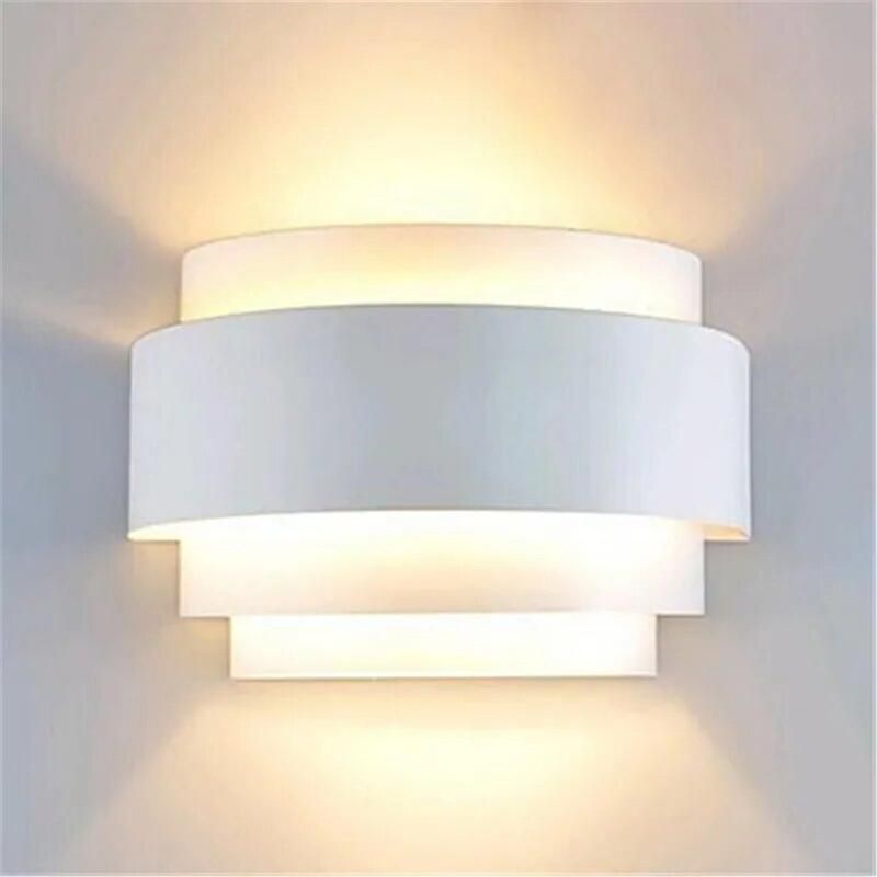 Applique Murale Moderne Led Applique Murale Blanche Lumière Ambiante Encastré Appliques Murales Lustres Luminaires De Salle De Bain Éclairage Domestique