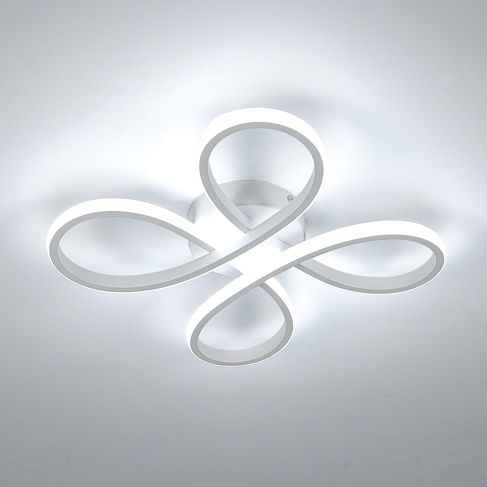 Plafonnier Led Moderne 30w 3400lm,luminaire Plafond Pour Chambre,salon,salle À Manger,cuisine,lumière Blanche Froide 6500k