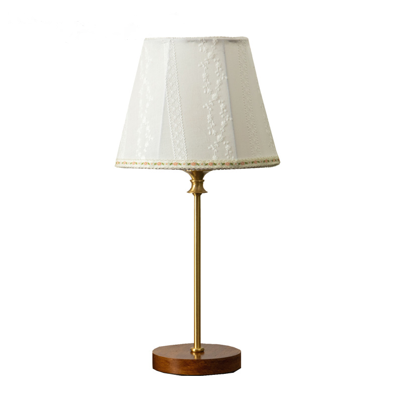 Lampe De Chevet Pour Chambre À Coucher, Lampe De Table Créative Blanche, Interrupteur À Bouton (variation D'Intensité À Trois Couleurs)