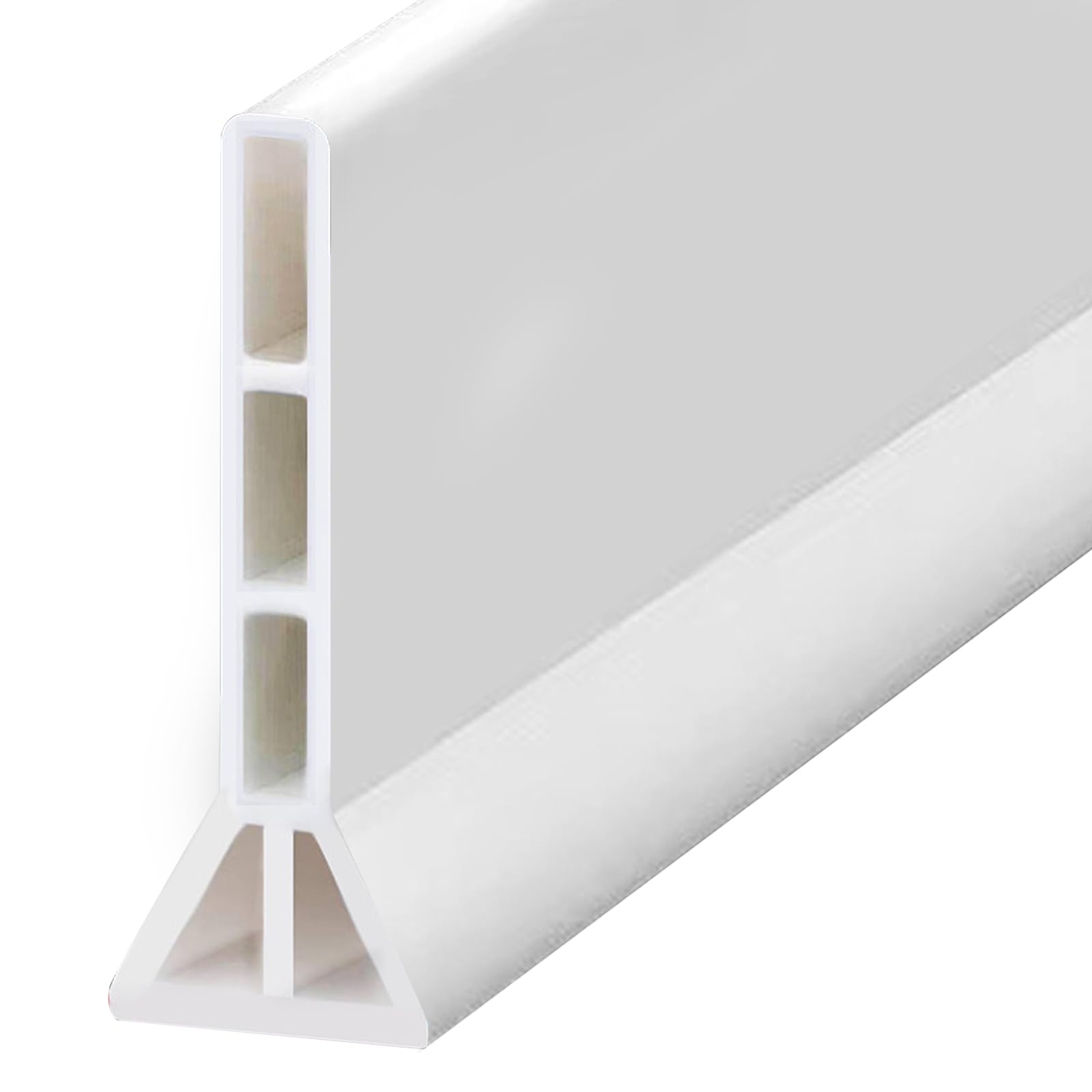 Bande De Protection Auto-adhésive Pour Douche, Design Surélevé, 10 Cm/9,6 Cm De Hauteur, Pliable, Pour Douche (blanc, Longueur 2 M, Hauteur 10 Cm Et Largeur 3,5 Cm)