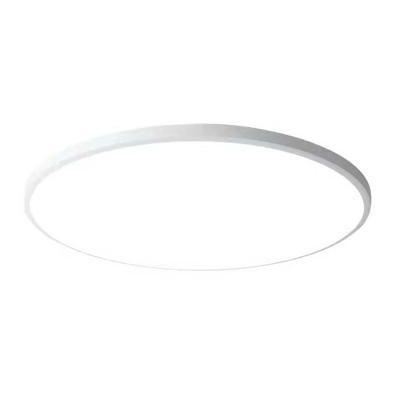Plafonnier Led À Intensité Variable 80w,plafonnier À Panneau Rond,température De Luminosité Réglable 3000k-6500k, Ø48cm,jante Blanche À Trois Épreuv