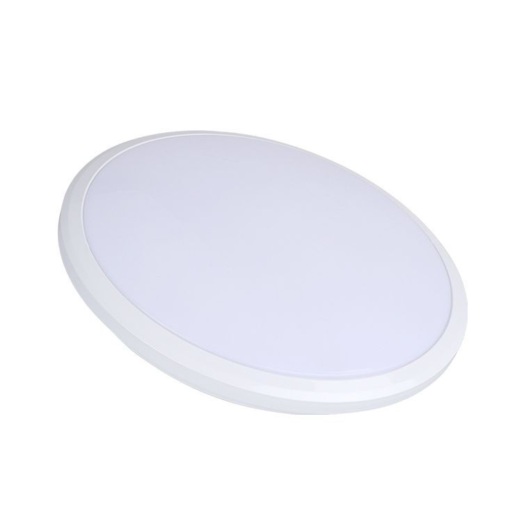 Plafonnier Led Φ200mm-12w Boîtier Blanc + Lumière Blanche Plafonnier, Étanche Ip54, Plafonnier Rond, Salle De Bain Chambre À Coucher Balcon