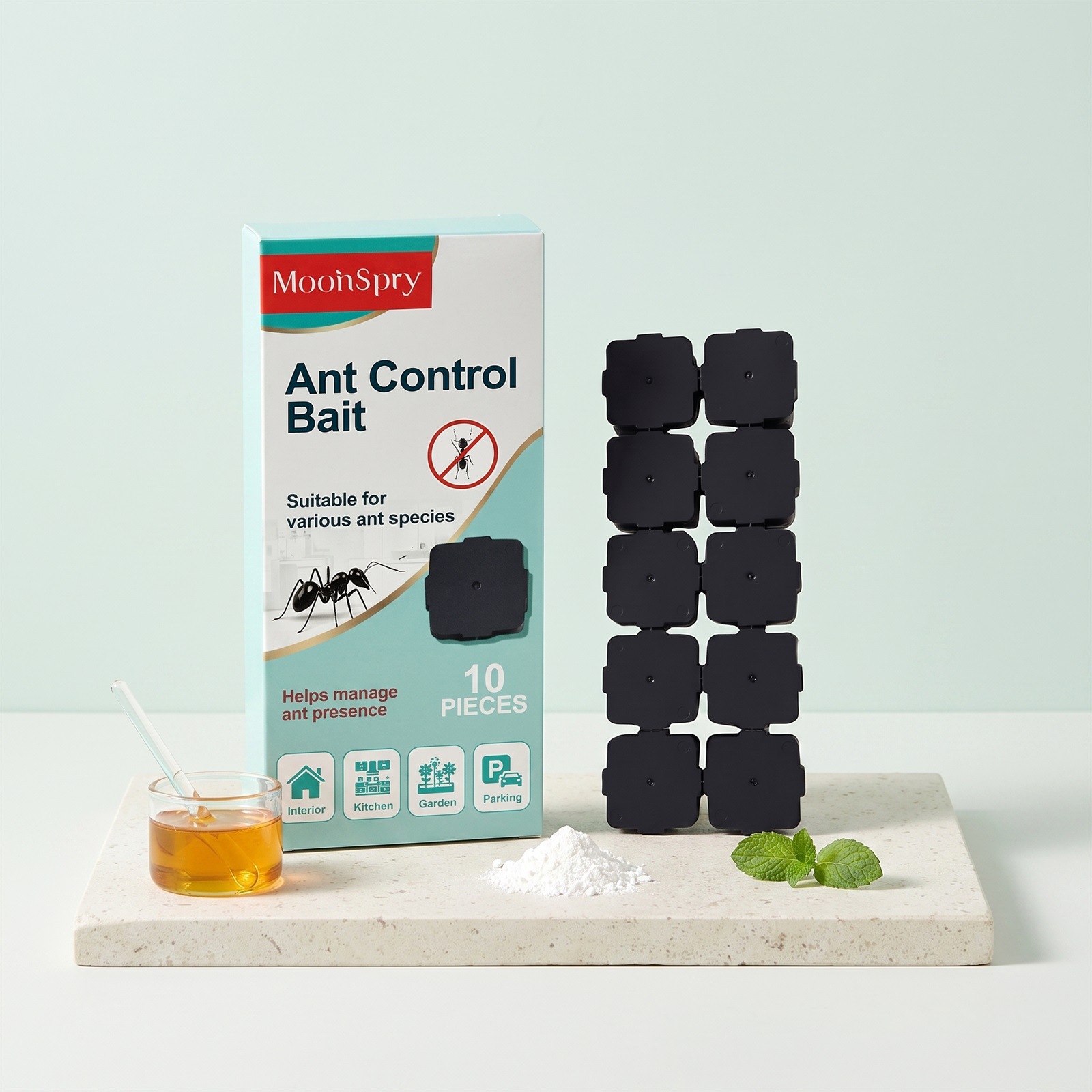 Ameisenköderbox Für Den Hausgebrauch, Ameisenköder, Ameisenfalle, Geeignet Für Küche Und Schlafzimmer – 10 Stück -- De