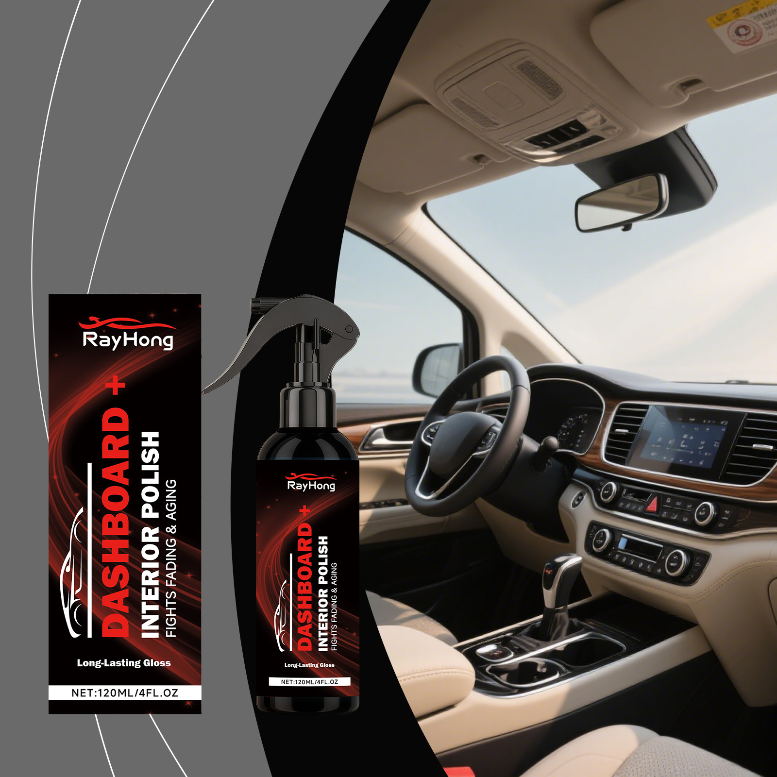 Autoinnenraumpolitur, Aufbereitung Und Pflege Von Autositzen, Tägliche Reinigung, Flecken- Und Staubentfernung – 120 Ml -- De
