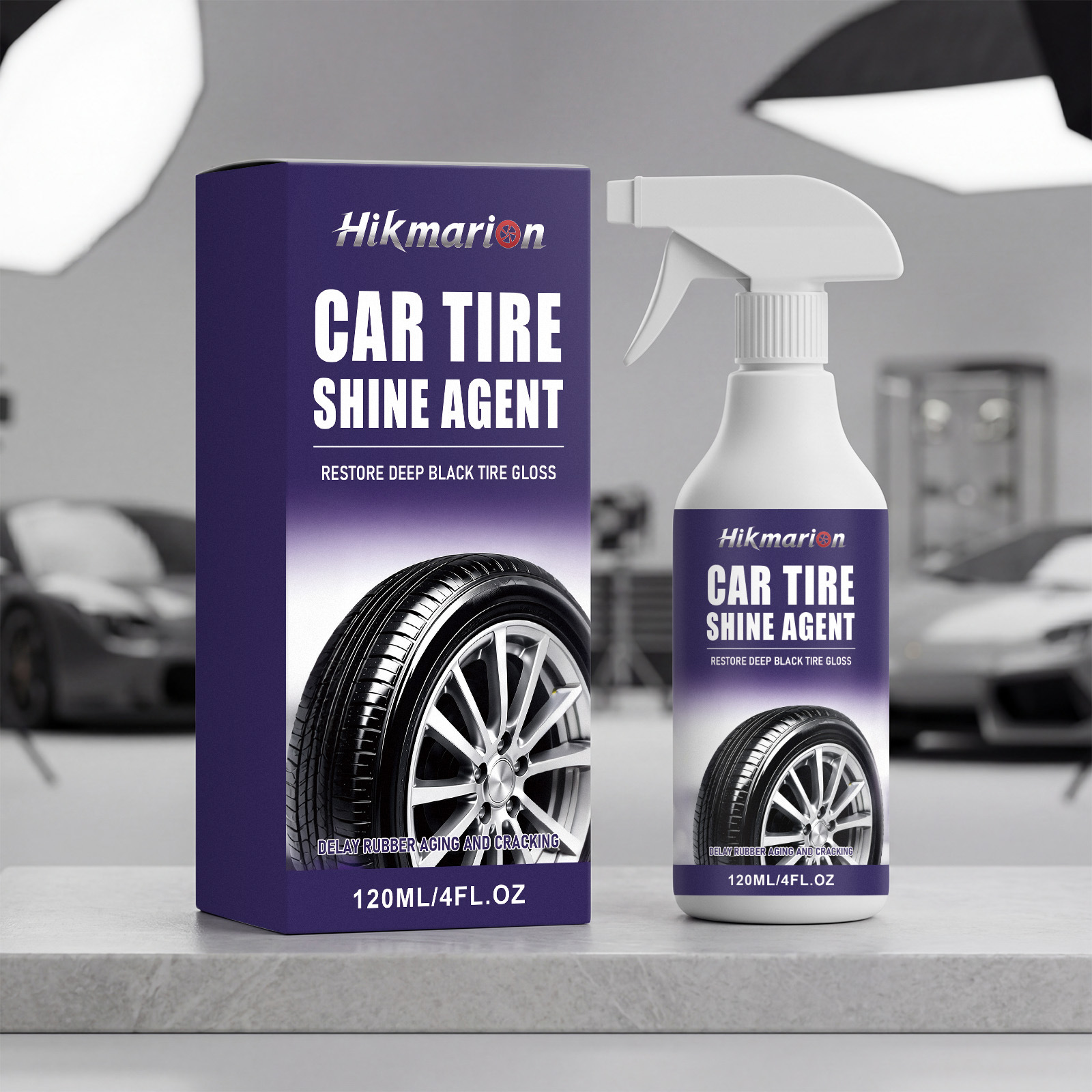 Autoreifen-poliermittel - 120 Ml (reinigung Der Autoreifenoberfläche, Fleckenentfernung, Polieren, Tägliche Pflege) -- De