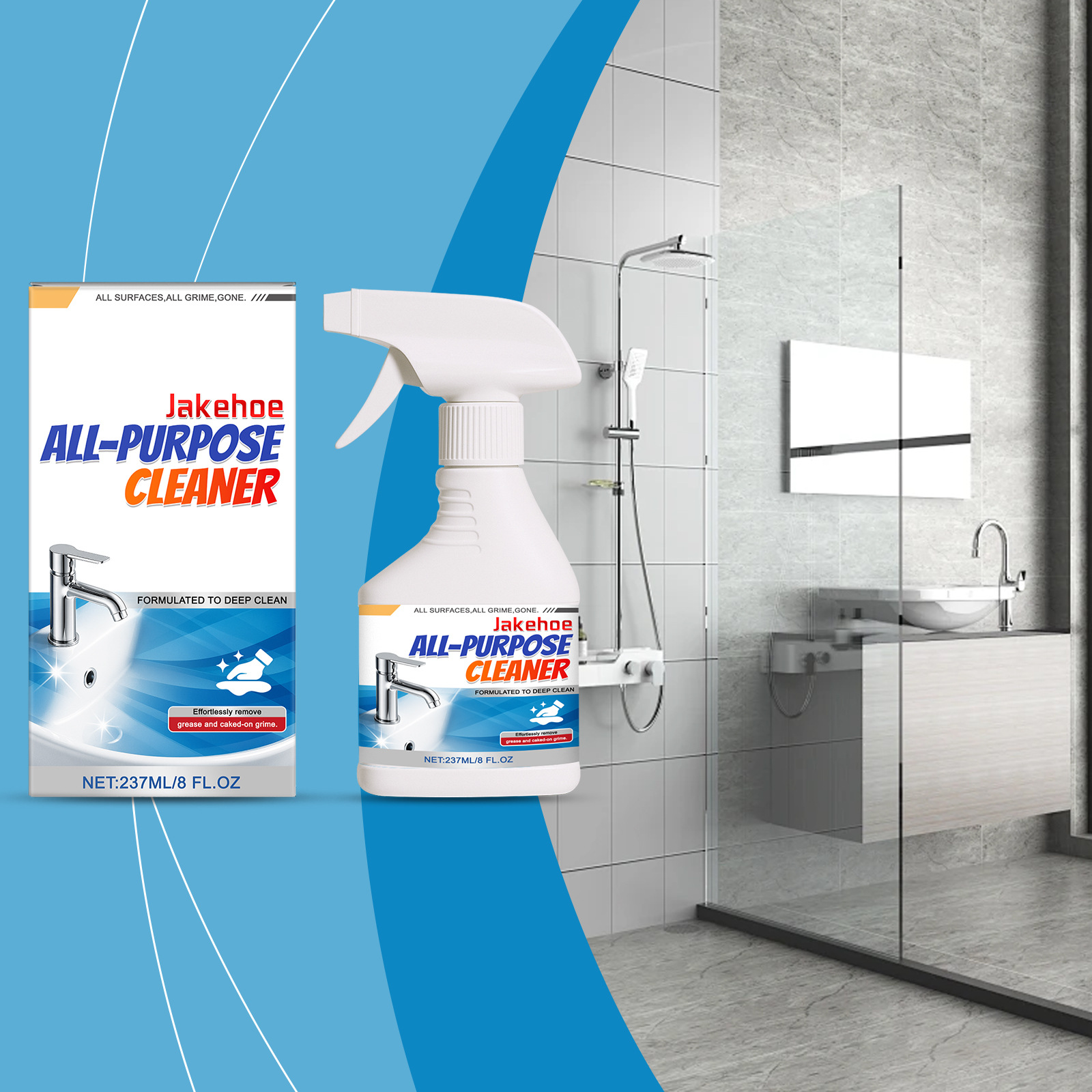 Badezimmerartikel Für Den Heimgebrauch, Darunter Fliesen Mit Glänzender Oberfläche Sowie Produkte Für Die Tägliche Reinigung Und Pflege – 237 Ml -- De