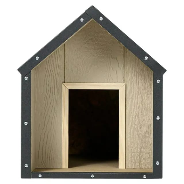 LP SmartSide Hundehütte - Hundezwinger für kleine Hunderassen, 48 x 74 x H58 cm, Größe S - TIMBELA M970-1