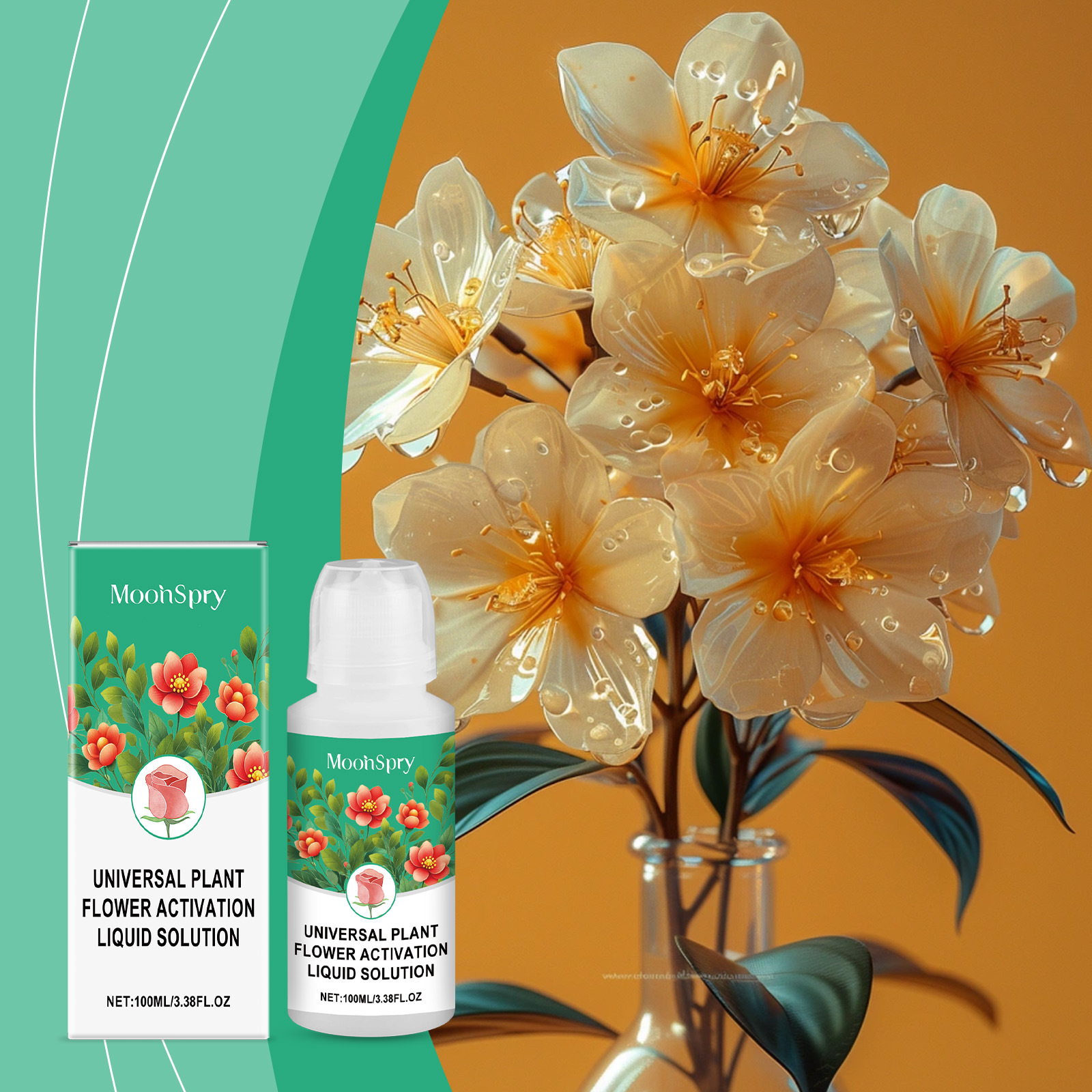 Blumenpflegelösung Zur Nährung Der Pflanzenwurzeln Und Unterstützung Einer Schonenden Nährstoffaufnahme – 100 Ml -- De