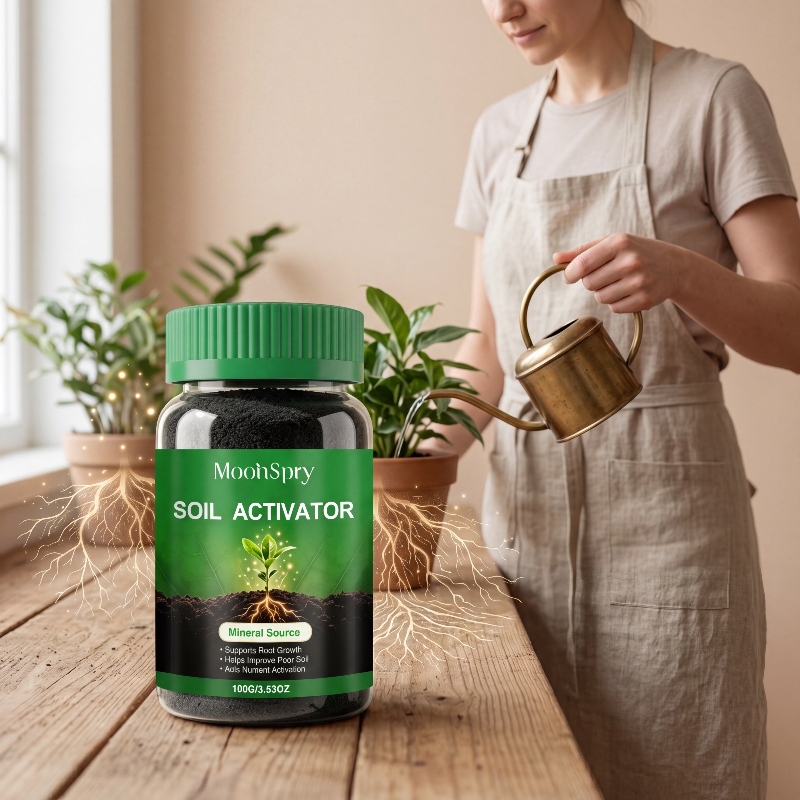 Bodenaktivator, Hausgarten, Blumen- Und Pflanzendünger, Nährstoffzusatz. Bodenaktivator – 100 G -- De