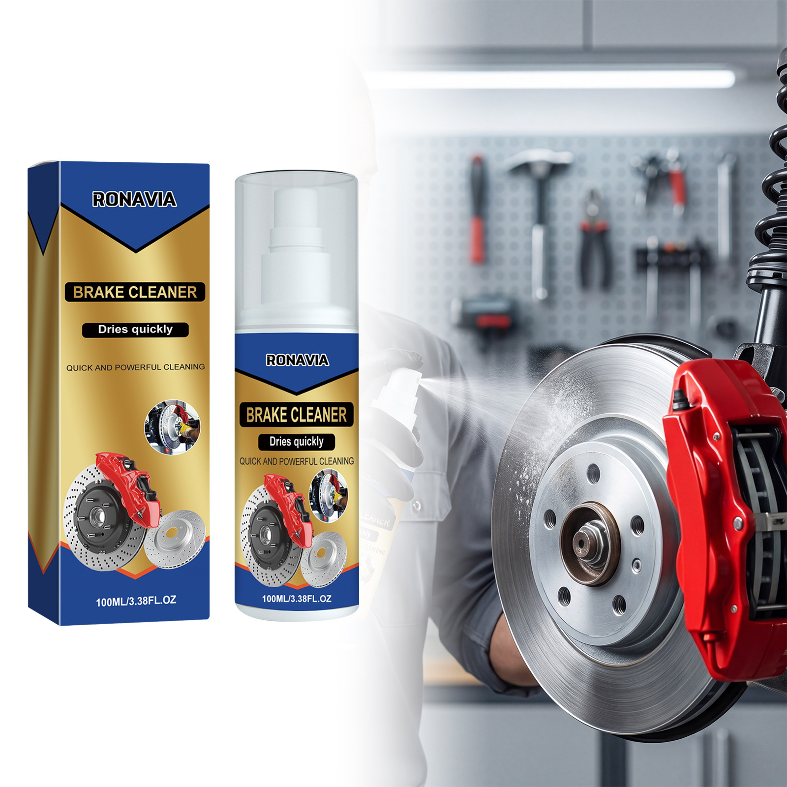 Bremsenreiniger, Tägliche Reinigung Von Bremsscheiben, Rostentfernung Und Wartungsreiniger – 100 Ml -- De