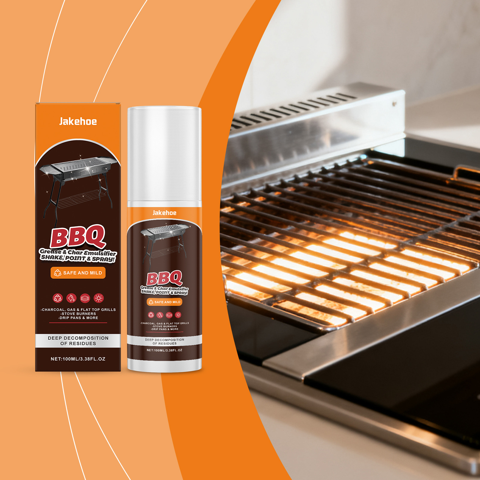 Fleckenentferner Für Grillöfen Und Bratpfannen – 100 Ml -- De