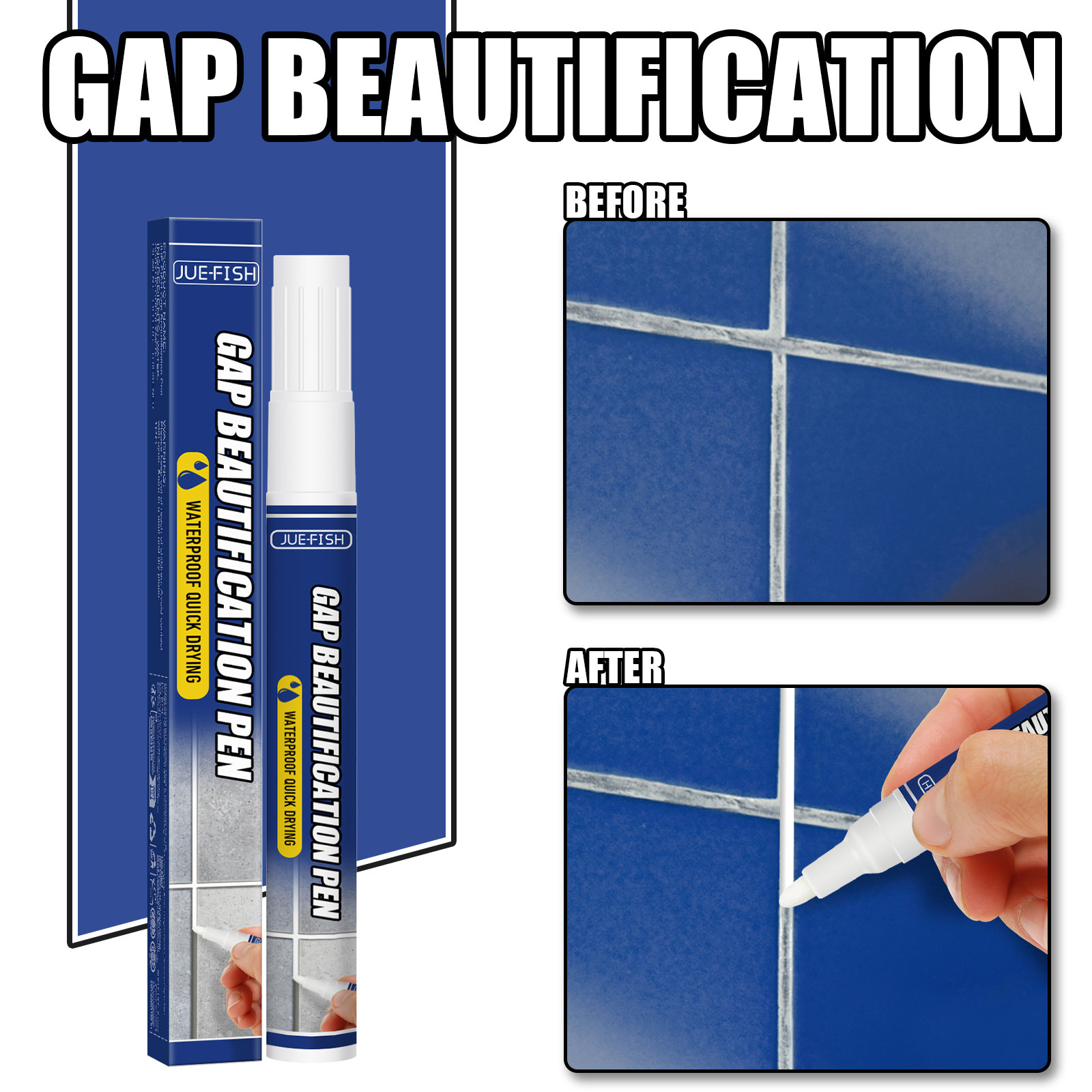 Fugenfüller Für Wohn- Und Schlafzimmerböden/fliesenfugen – Verschleißfester Fugenfüller Für Den Täglichen Gebrauch (1 Stift/packung) -- Biemmedue