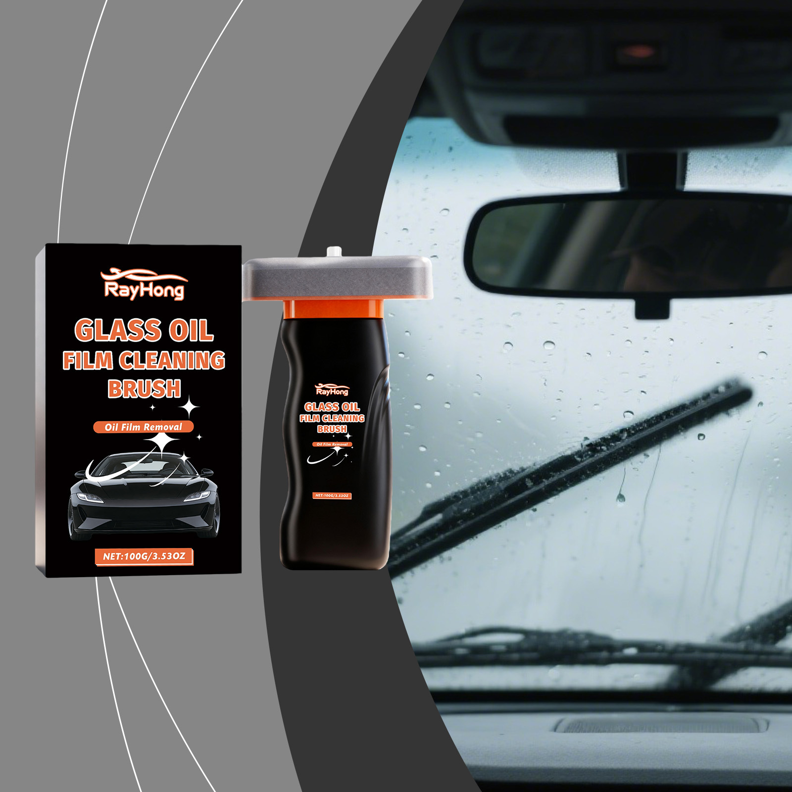 Glasreinigungsbürste Für Autofenster – Reinigung, Fleckenentfernung, Restaurierung Und Aufhellung – 100 G -- De