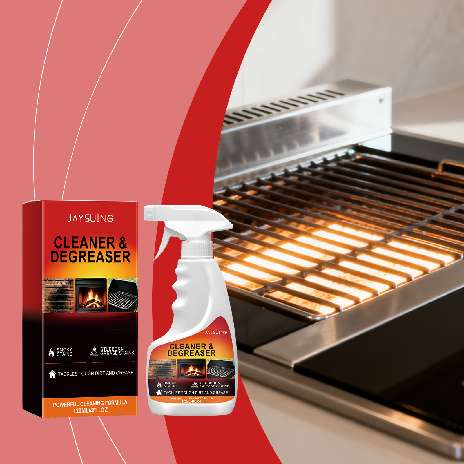 Grillrostreiniger Für Hartnäckige Öl- Und Eingebranntes, Geeignet Für Backöfen, Bratpfannen, Den Außenbereich Und Den Haushalt – 120 Ml -- Biemmedue