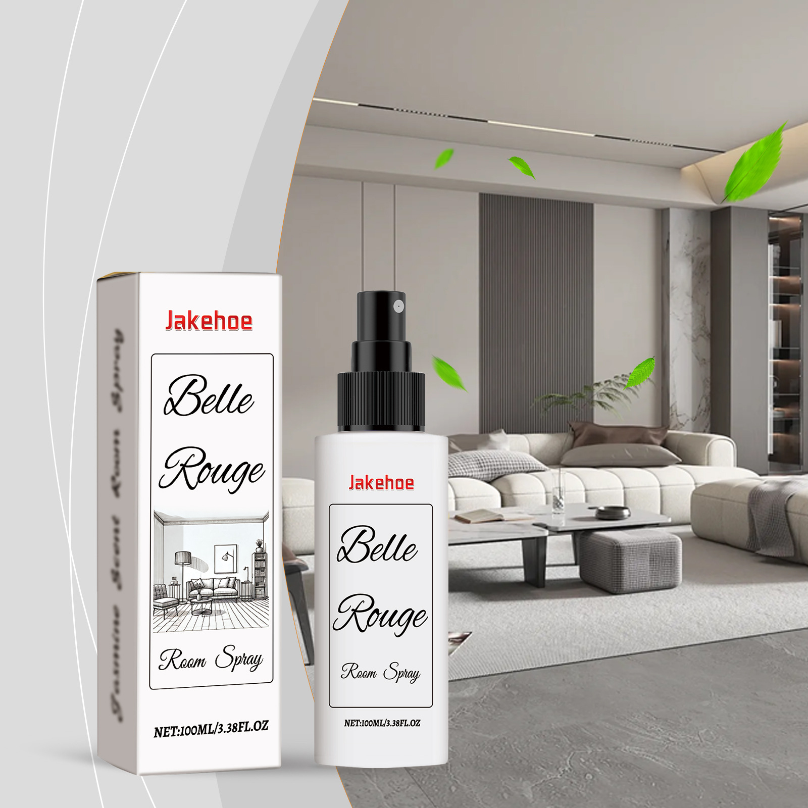 Jasmin-duftspray Für Den Innenbereich, Langanhaltender Duft Für Wohnzimmer Und Badezimmer, Luftreinigendes Spray – 100 Ml -- Biemmedue