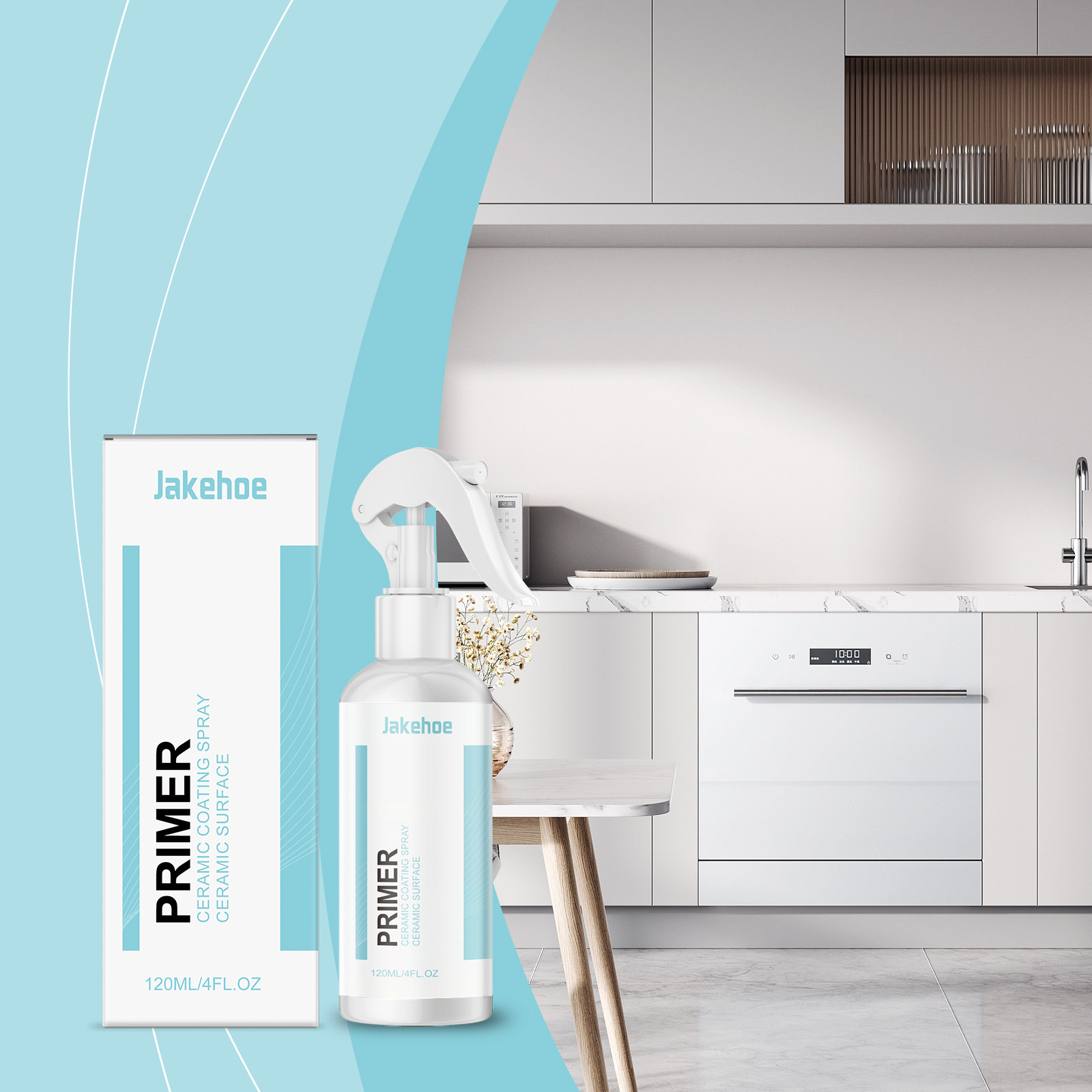 Keramikversiegelungs-aufheller, Schutzspray Für Die Tägliche Renovierung, Haushaltsreinigungsspray – 120 Ml -- De