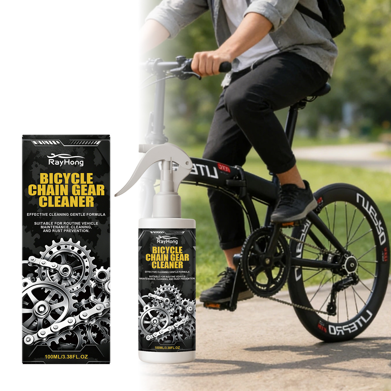 Kettenreiniger, Universell Für Motorrad- Und Fahrradketten, Entfernt Schmutz, Öl, Schlamm Und Rost – 100 Ml -- De