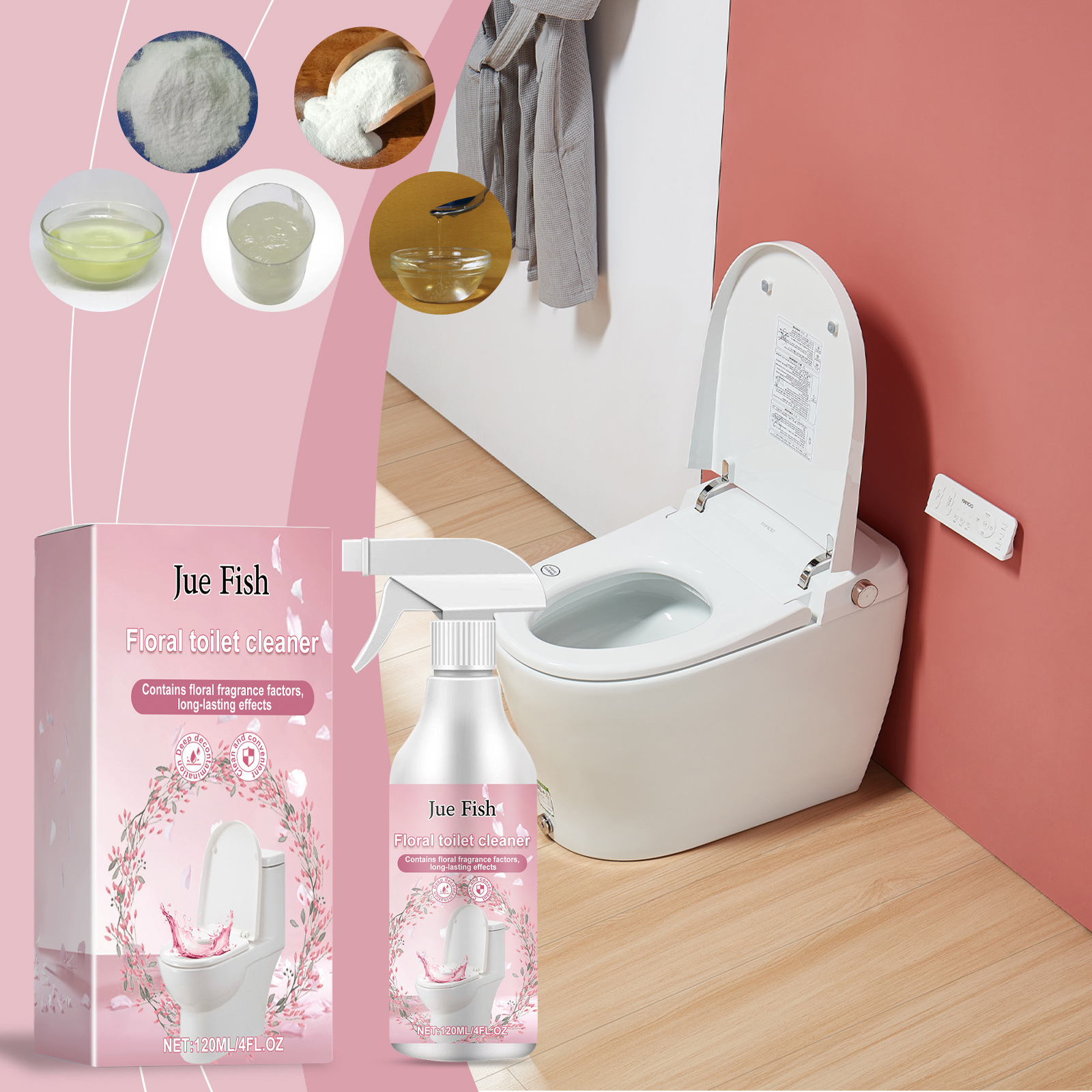 Kräuter-wc-reiniger, Sanfte Tägliche Reinigung Und Erfrischung Des Wc-sitzes – 120 Ml -- De