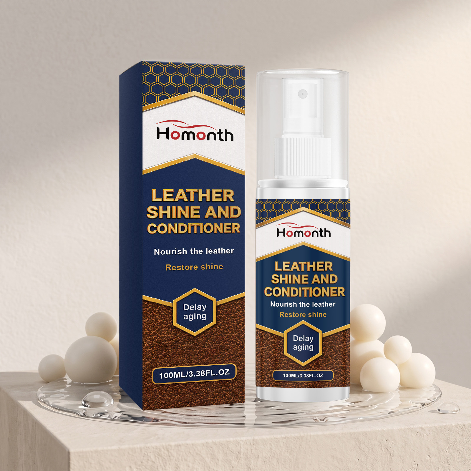 Lederpflegelösung Für Autositze Und Lederwaren, Reinigung, Fleckenentfernung Und Aufhellung – 100 Ml -- De