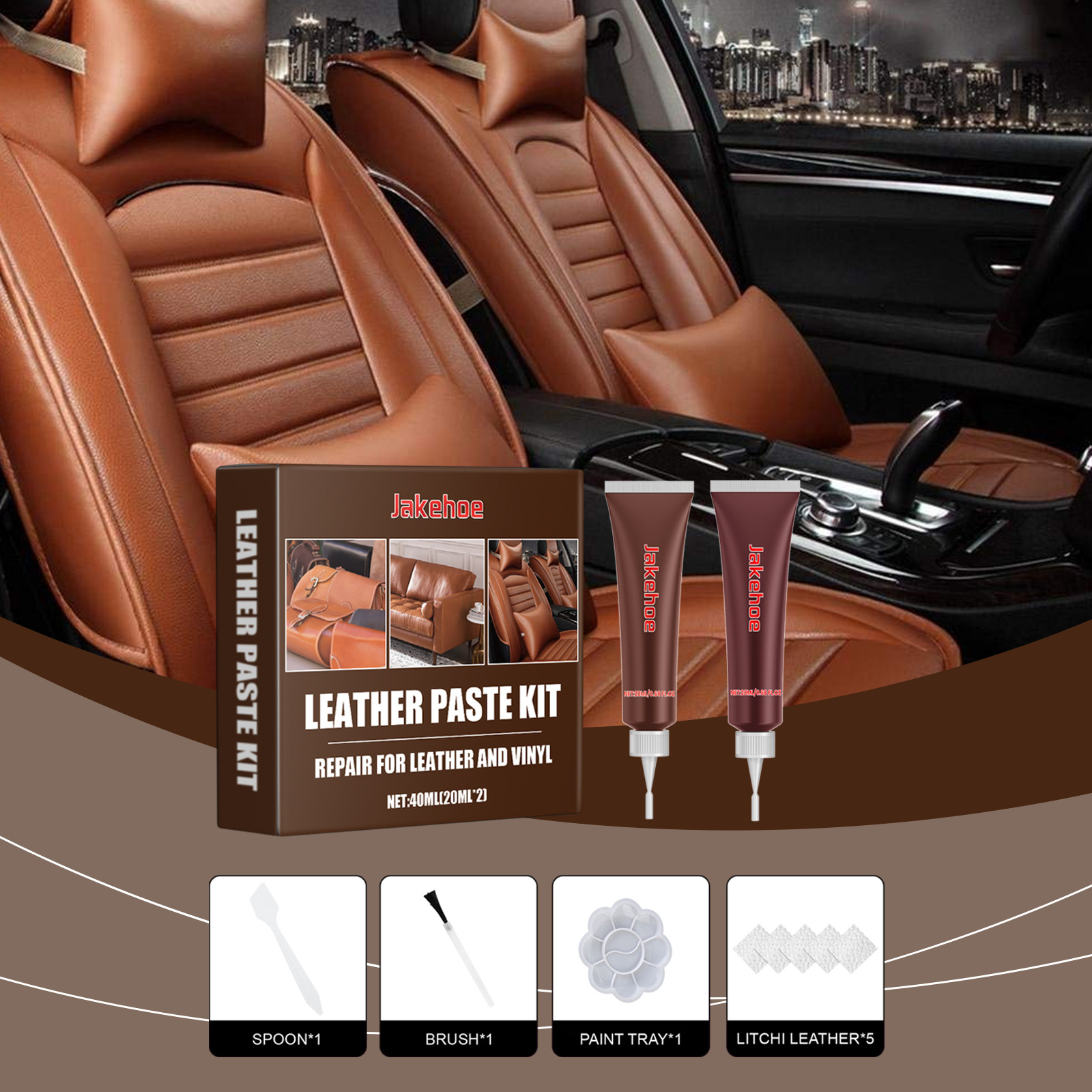 Lederreparaturset Für Möbel, Sofas, Sitze Und Autoinnenräume – Lederreparaturcreme -- De