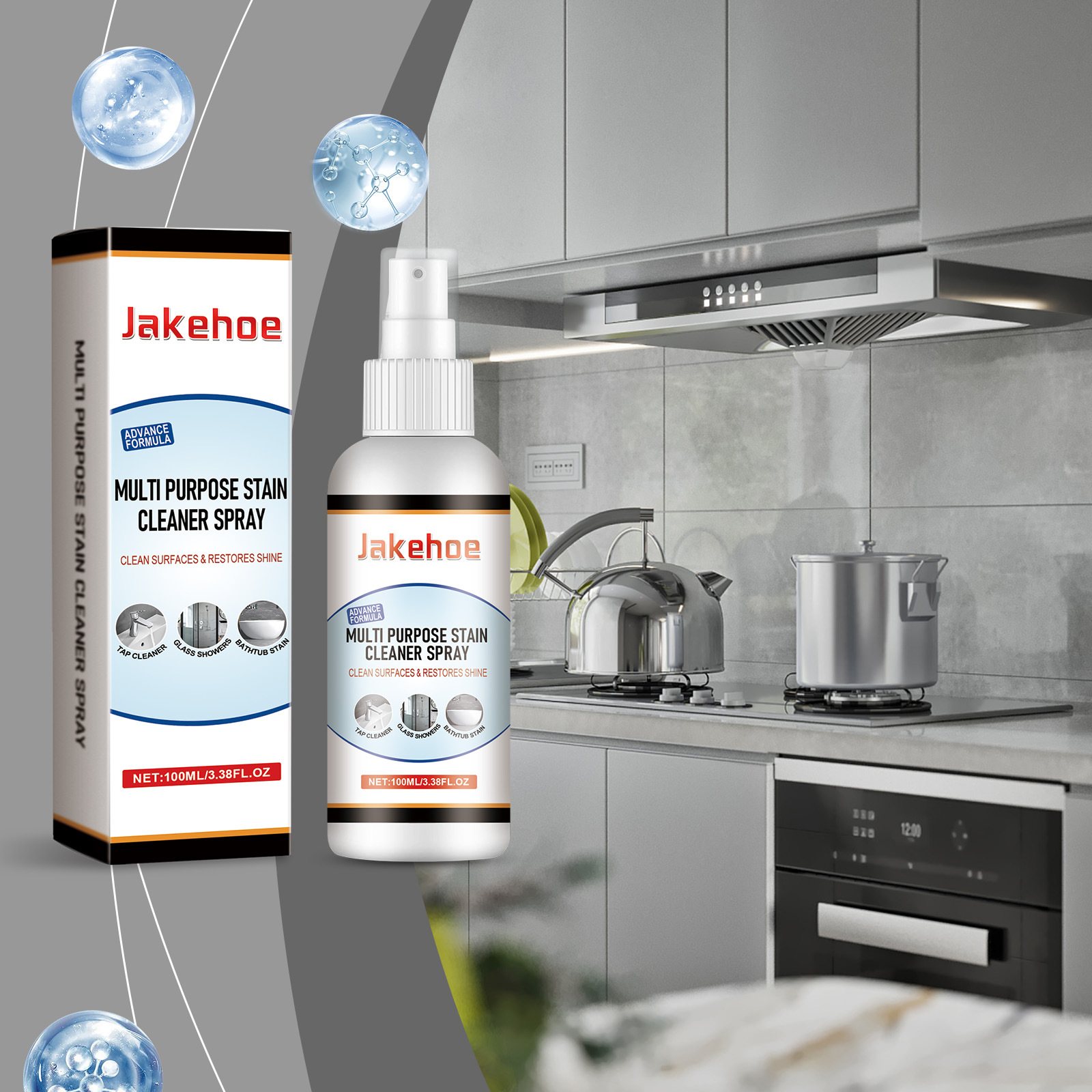 Mehrzweck-reinigungsspray, Geeignet Für Küche, Bad Und Den Täglichen Haushaltsgebrauch. 100 Ml -- De