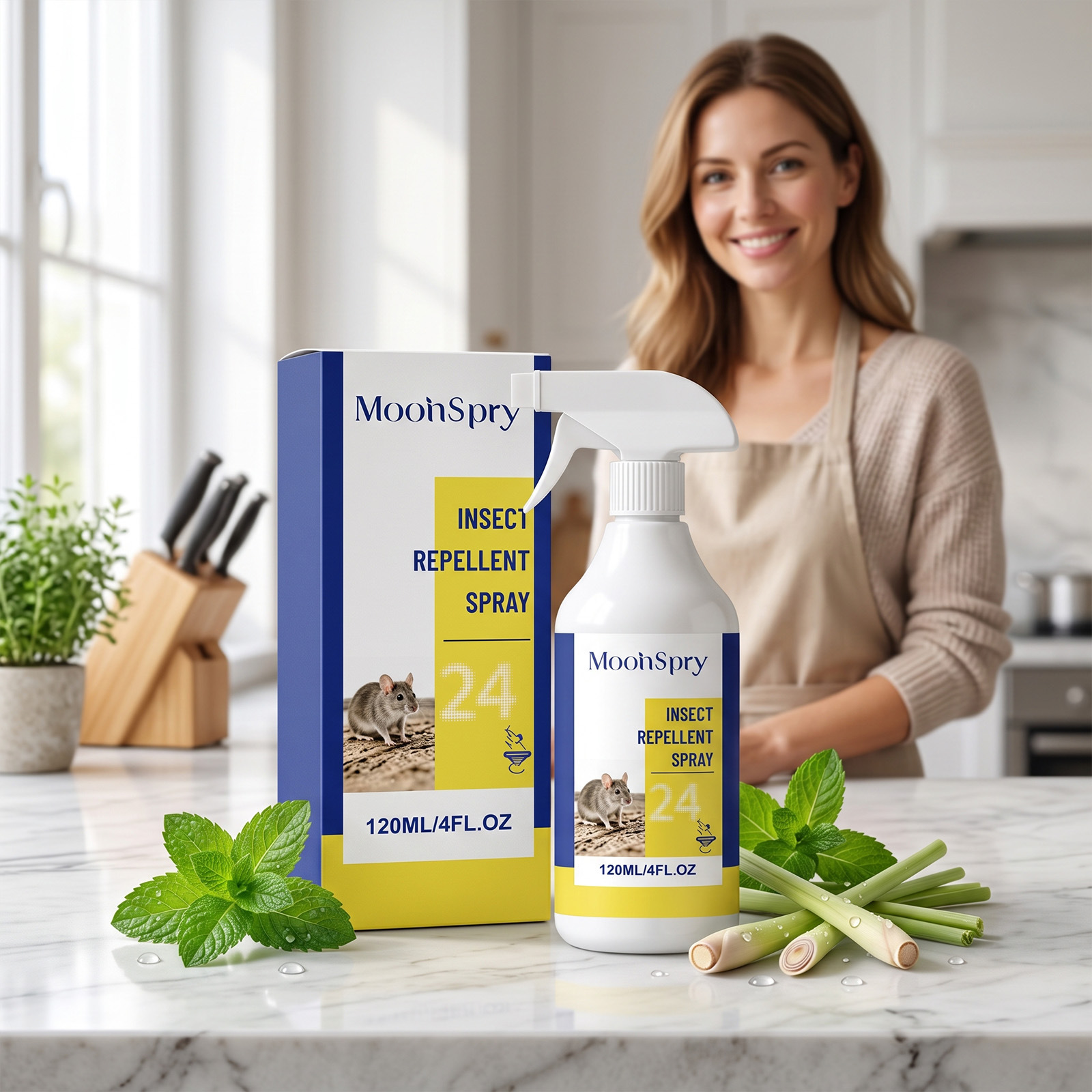 Multifunktionales Nagetierabwehrspray, Geeignet Für Den Innen- Und Außenbereich, Wehrt Nagetiere In Verschiedenen Situationen Ab Und Verhindert, Dass Sie Nagen Und Eigentum Beschädigen – 120 Ml -- Bie