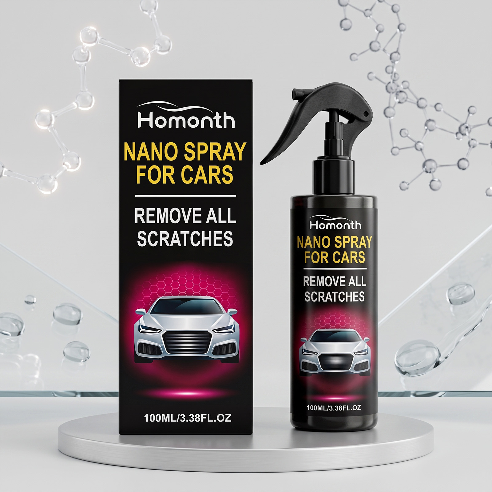 Nano-autospray Für Die Tägliche Reinigung, Lackpflege Und Politur – Praktisches Spray – 100 Ml -- De