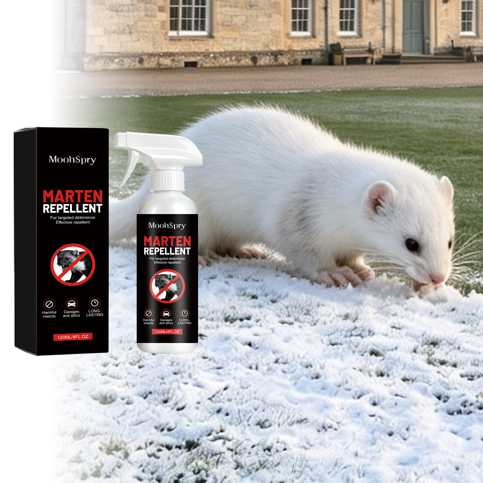 Nerzabwehrspray, Geeignet Für Den Täglichen Gebrauch, Outdoor-aktivitäten, Wohnwagen Und Lagerhallen. Praktisches Nerzabwehrspray – 100 Ml -- Biemmedue
