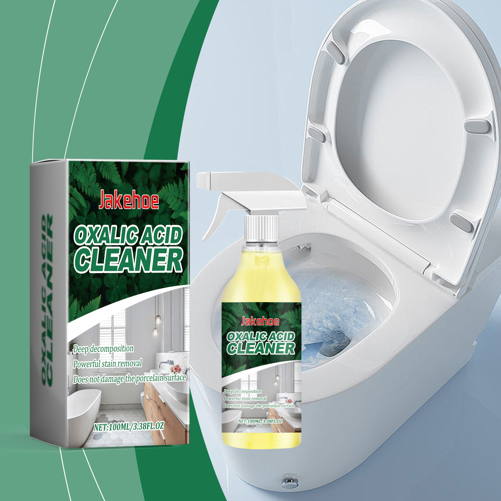 Oxalsäurereiniger Für Toilettenschüsseln, Entfernt Flecken Und Urinflecken – 100 Ml -- De