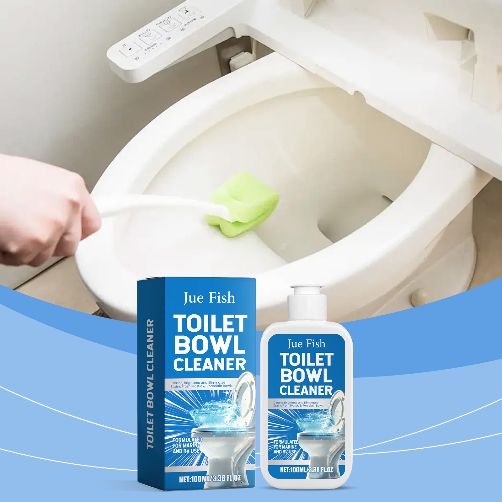 Reinigungs- Und Pflegelösung, Tragbarer Haushaltsreiniger Zur Entfernung Von Urinflecken Auf Keramik In Reinräumen Und Toiletten – 100 Ml -- Biemmedue