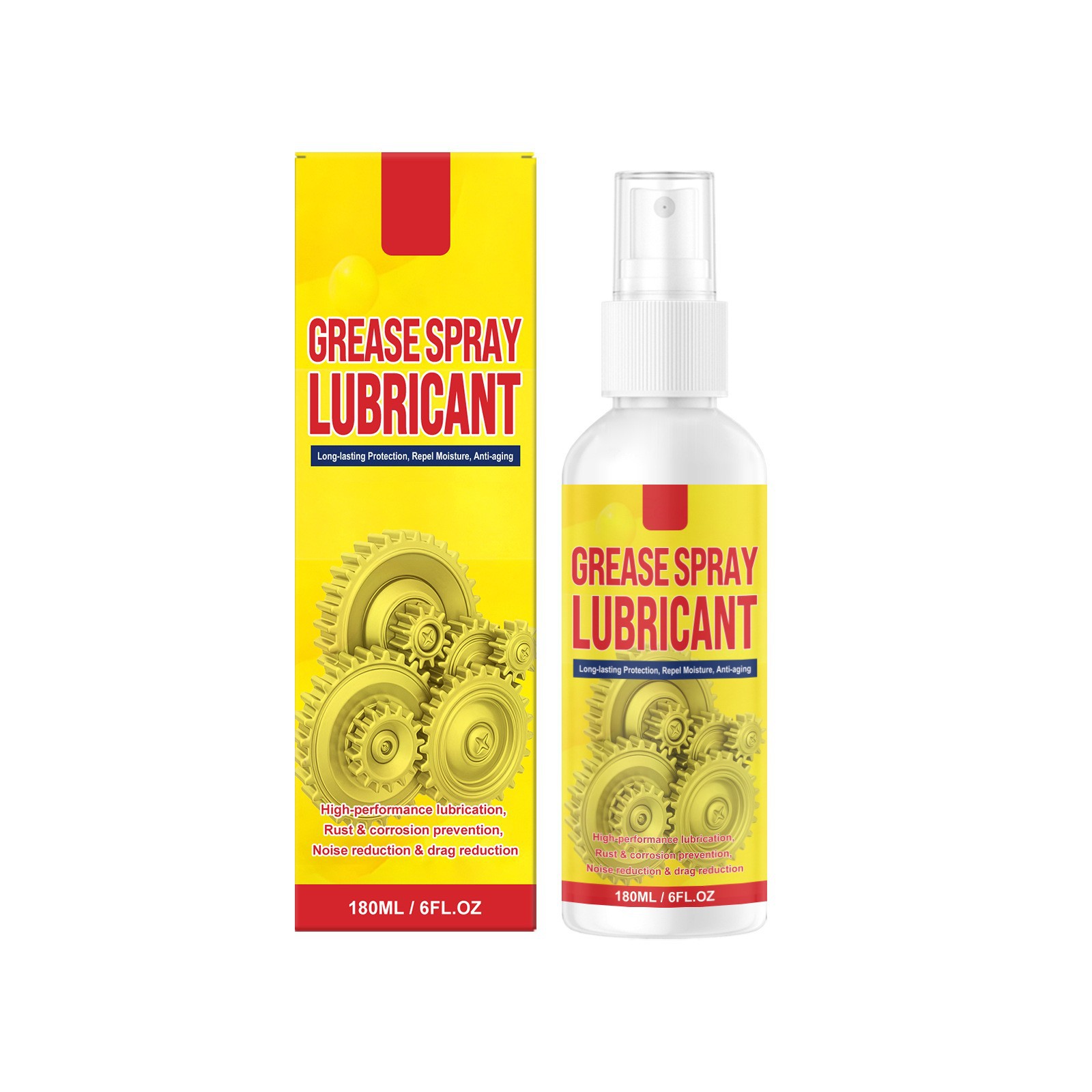 Rostentferner- Und Schmierspray, Schonende Reinigung Und Pflege Von Metallen, Schmierung, Geräuschdämpfung, Glättung, Geeignet Für Diverse Anwendungen An Kfz-teilen – 180 Ml -- Biemmedue