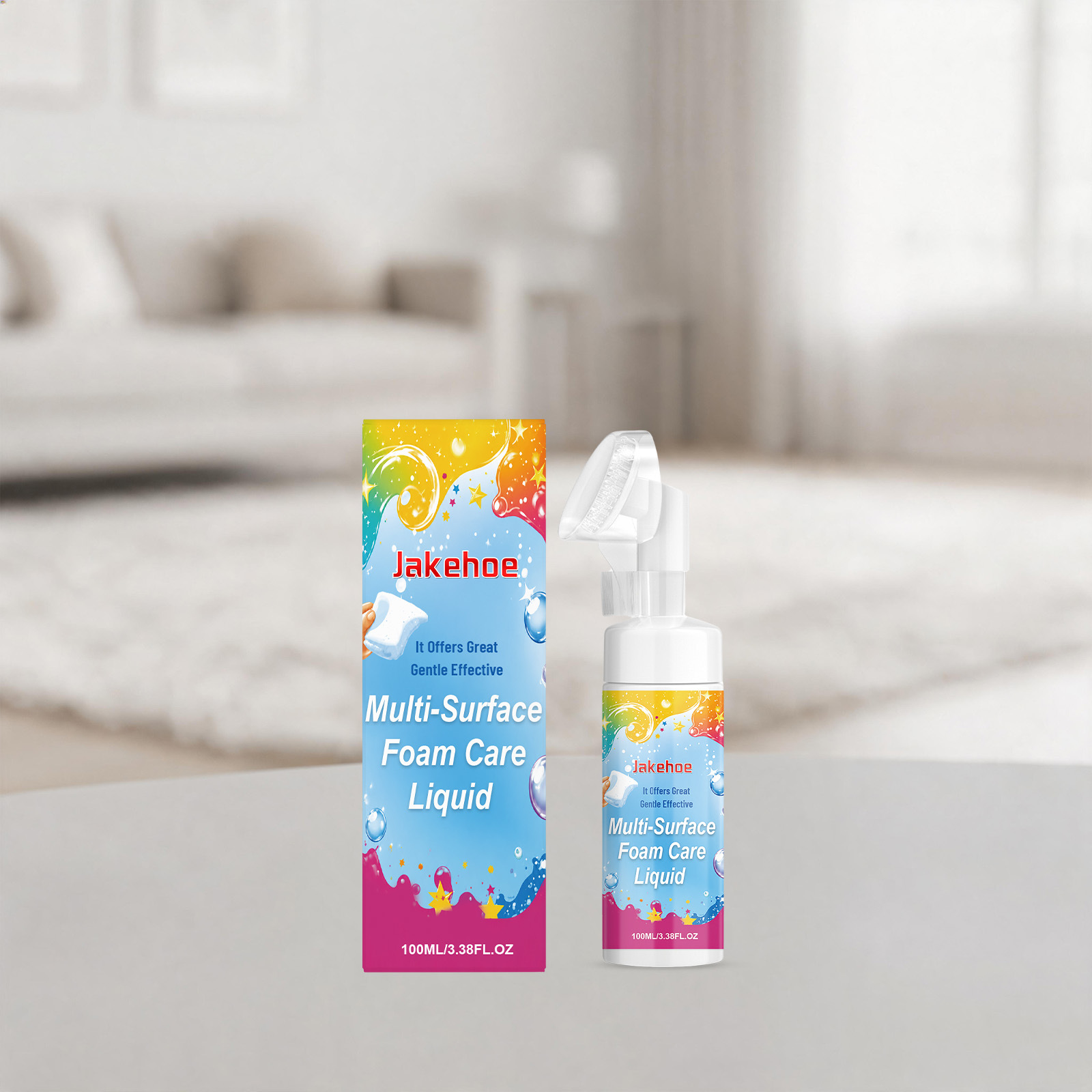 Schaumreiniger Für Teppiche Zur Täglichen Reinigung Von Flecken, Staub Und Wasserflecken Geeignet Für Verschiedene Materialien – 100 Ml -- Biemmedue