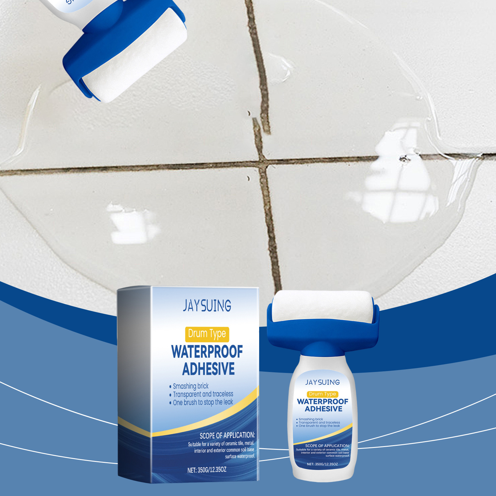Transparenter, Wasserfester Klebstoff Zur Reparatur Und Abdichtung Von Keramik- Und Wandfliesen – 350 G -- De