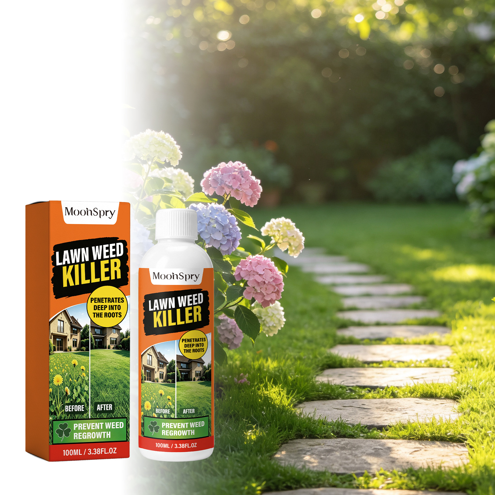 Unkrautvernichter Für Den Täglichen Gebrauch In Haus, Terrasse, Garten, Obstgarten Und Rasenfläche – 100 Ml -- De