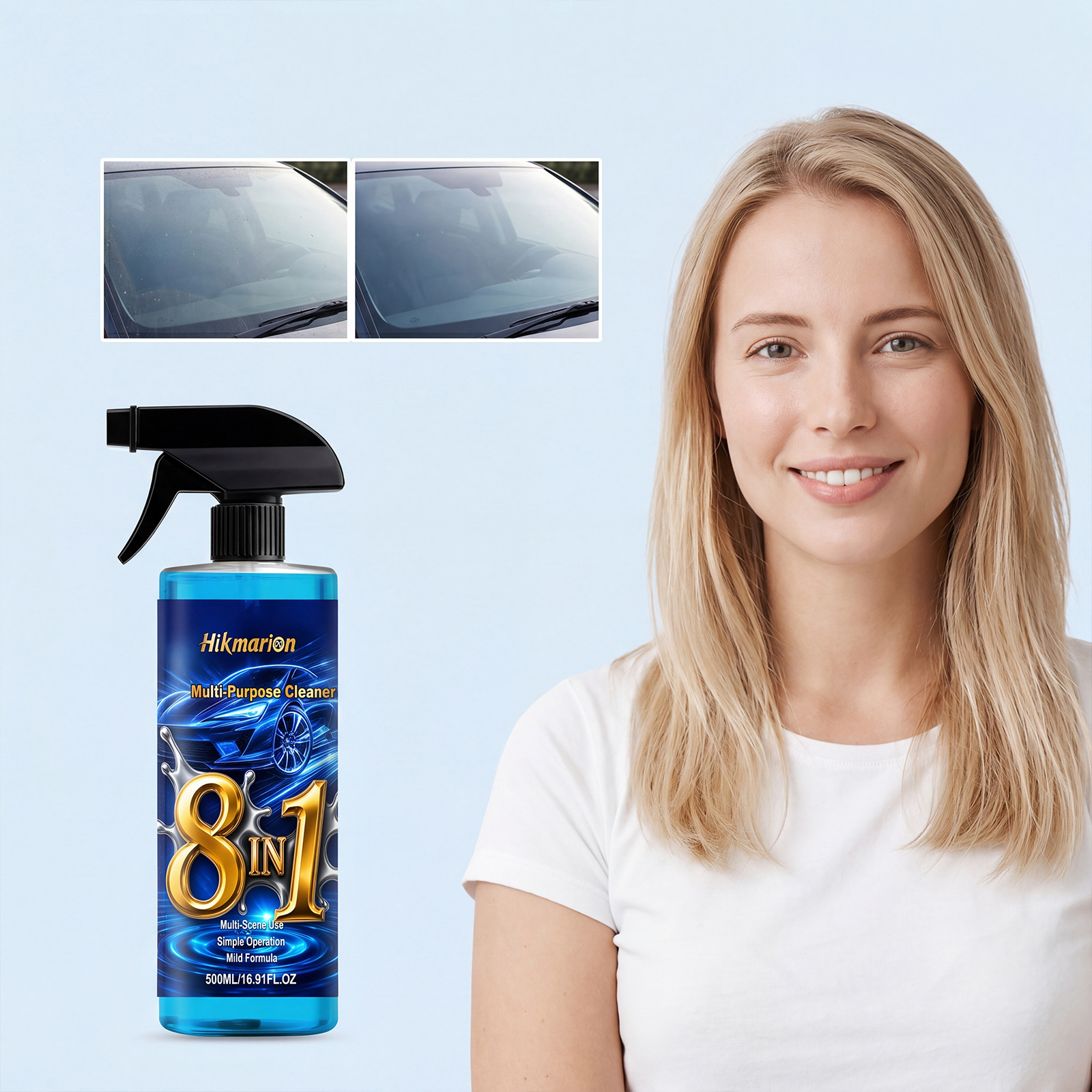 Vielseitiger Reiniger, Geeignet Für Haushalt Und Auto, Entfernt Mühelos Öl Und Flecken, Ein Muss Für Sorgenfreies Reinigen – 500 Ml -- Biemmedue
