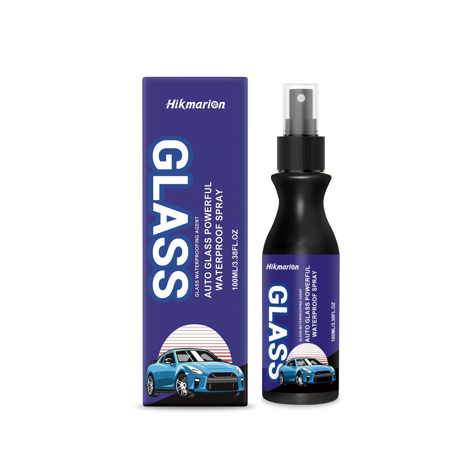Wasserfestes Spray Zur Reinigung Von Autoscheiben, Zur Fleckenentfernung Und Für Klare Sicht – 100 Ml -- De