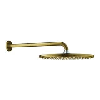 Rainshower Cosmopolitan - Kopfbrause Cosmopolitan 310 mit Arm 38 cm, 1 Strahlart, Cool Sunrise gebürstet 26066GN0 - Grohe