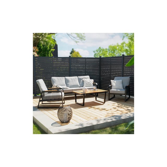 Gartenlounge maraba - Aluminium Gartenlounge Aluminium, Loungemöbel Set Garten, Outdoor Loungemöbel, - Home Deluxe