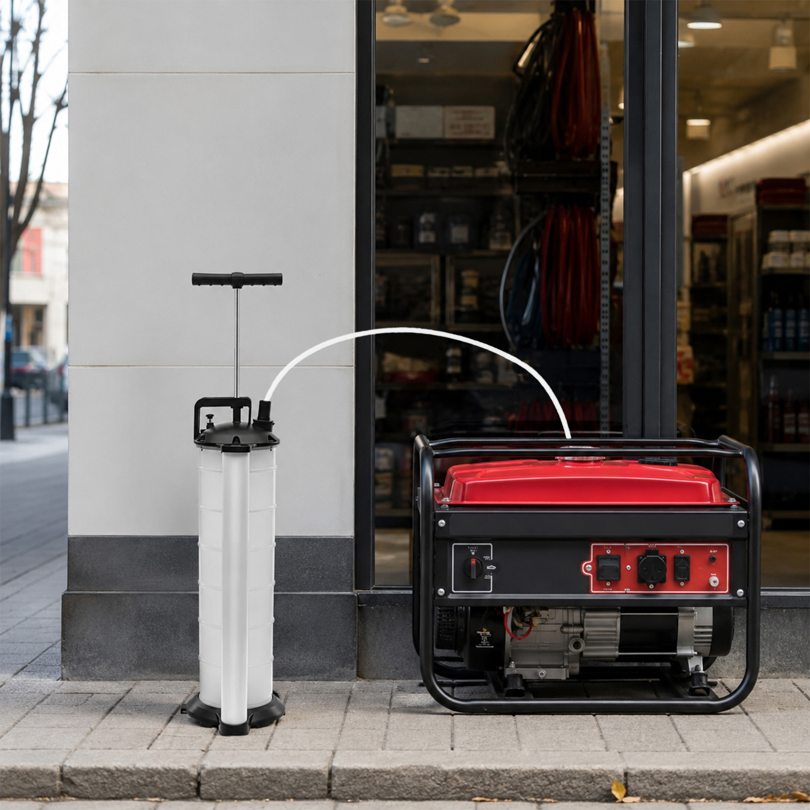 7l Manuelle Ölabsaugpumpe Vakuum Öl Extraktor Auto Ölabsauggerät Ölwechselpumpe