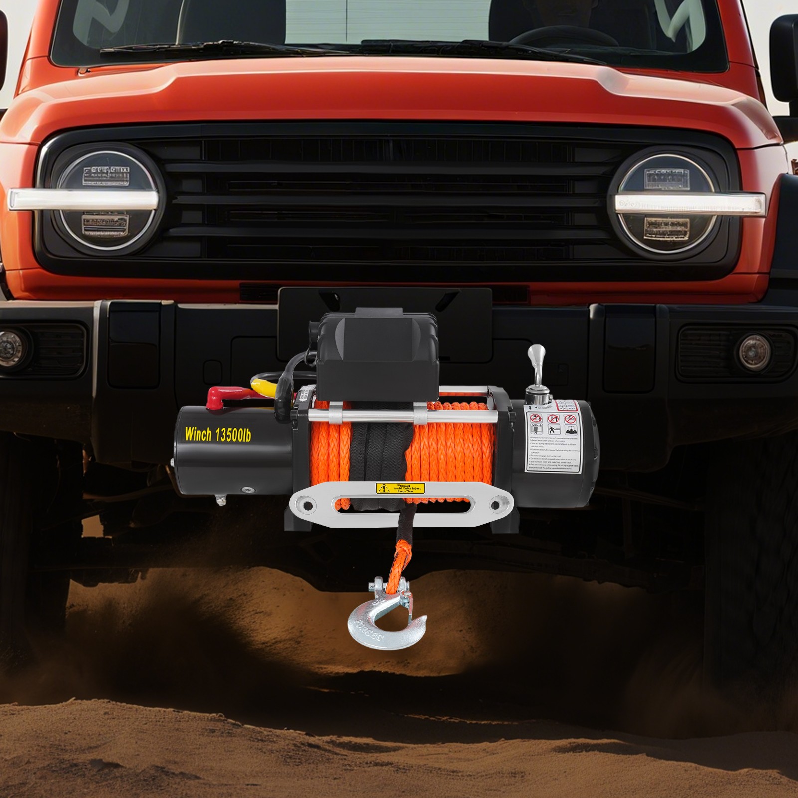 Elektrische Seilwinde 13500 Lbs Motorwinde 12v Dc Elektrowinde Zum Schleppen Von Geländewagen Jeeps Booten
