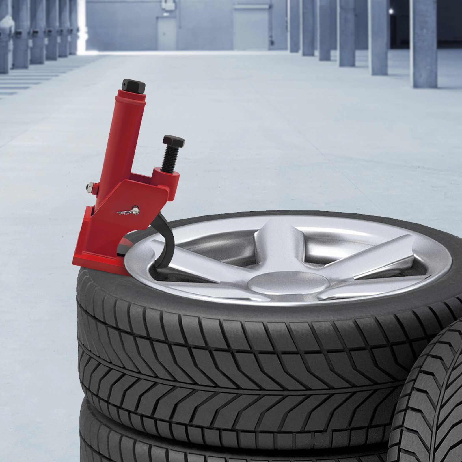 Manuelles Reifenmontierwerkzeug 38-42 Zoll, Reifenwulstlöser, Ideal Für Auto, Suv, Lkw, Traktor (rot Mit Schutzhülle)