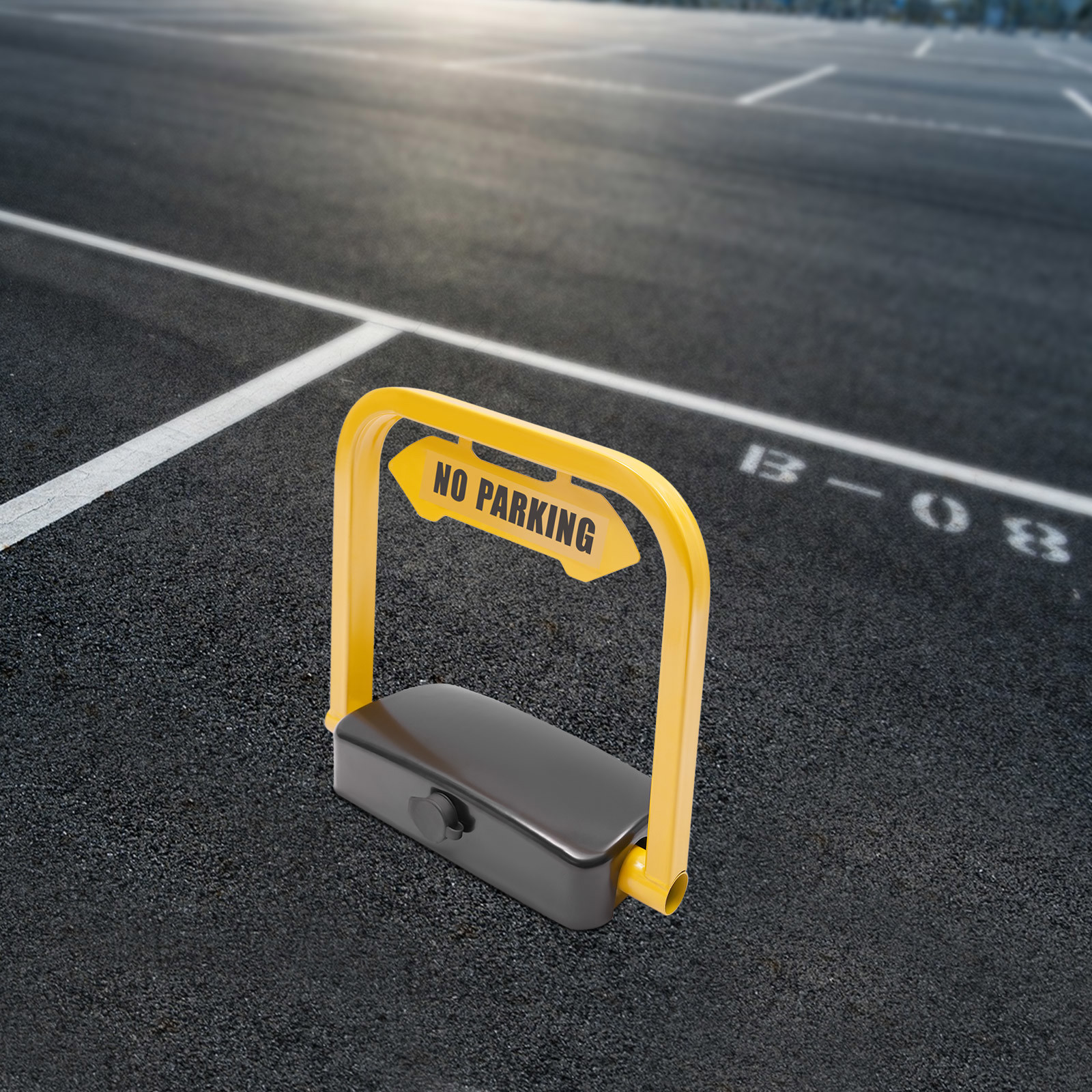Fernbedienbare Parksperre, Parkwächter Mit Alarm, Ip67 Wasserdicht, Ideal Für Parkplatz, Garage