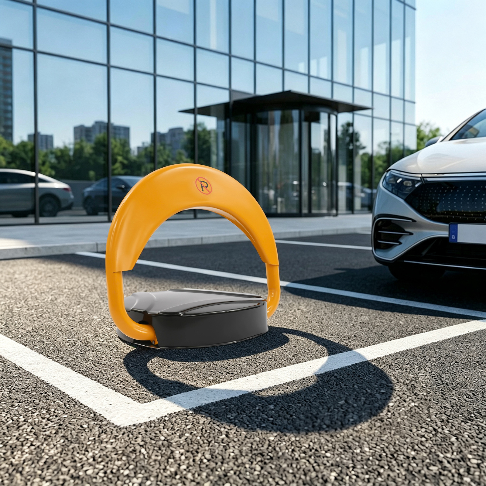 Elektrisch Parkplatzsperre Automatik Klappbar Parkpfosten Mit Fernbedienung De