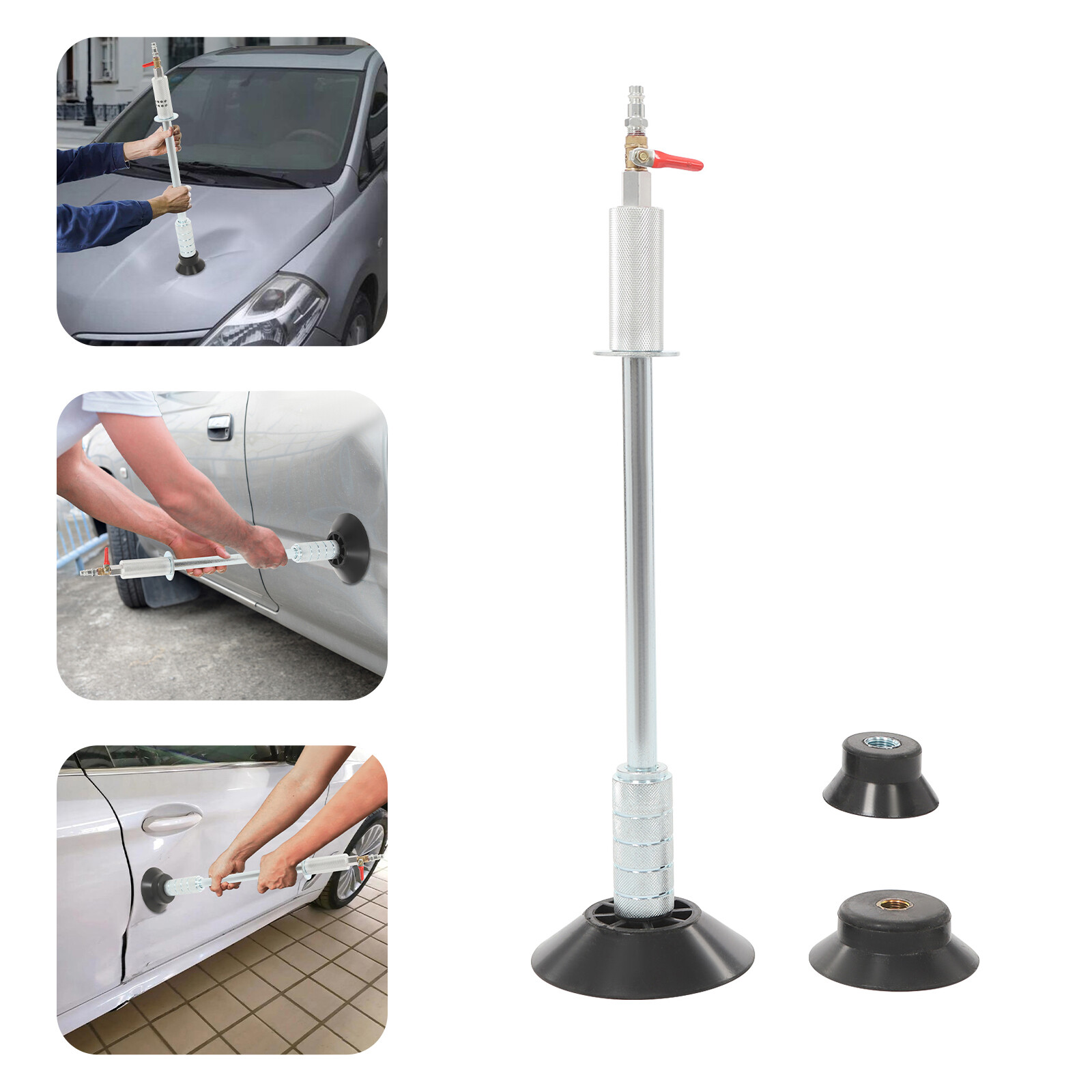 Auto Body Dent Puller 3-cup Pneumatisches System Autoreparatur